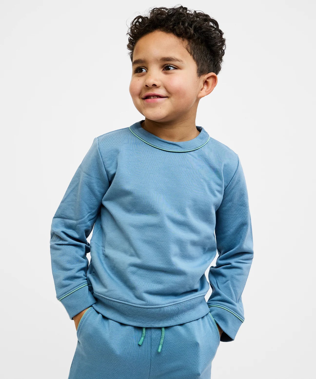Oso & Me Remy Sweatshirt- Dusty Blue