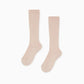 La Coqueta Ribbed Knee High Kids Socks - Pale Pink