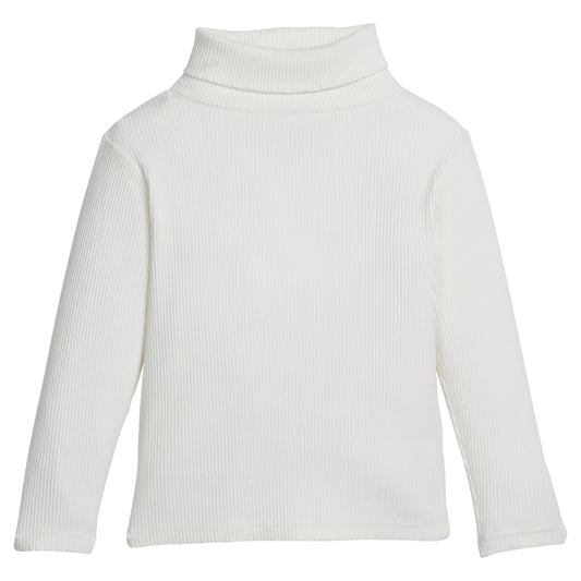 Bisby Ribbed Turtleneck- Ivory