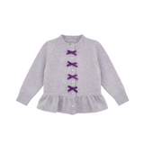 Velvet Bow Cardigan