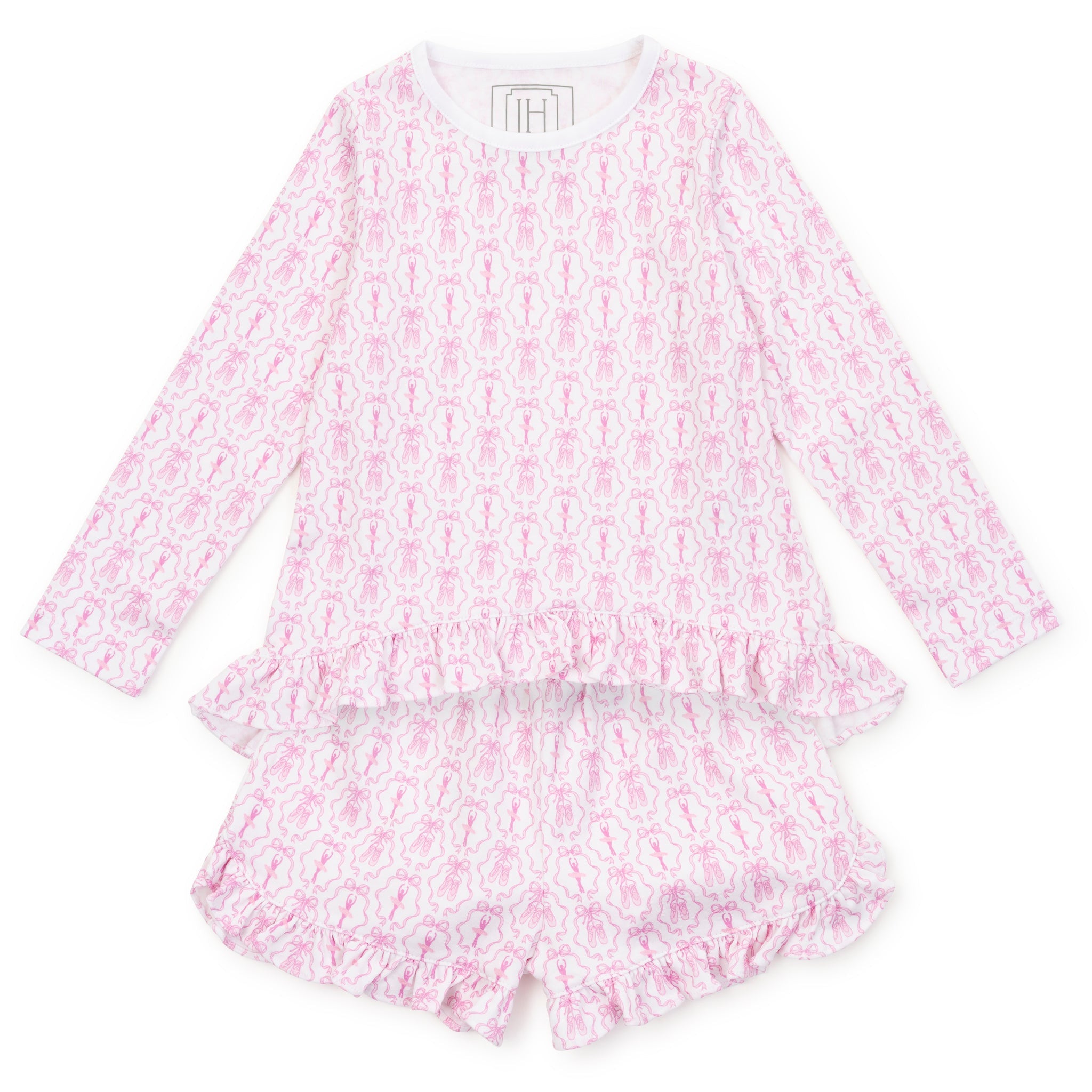 Lila and Hayes Rorie Girls' Short Set - Ballet and Bows