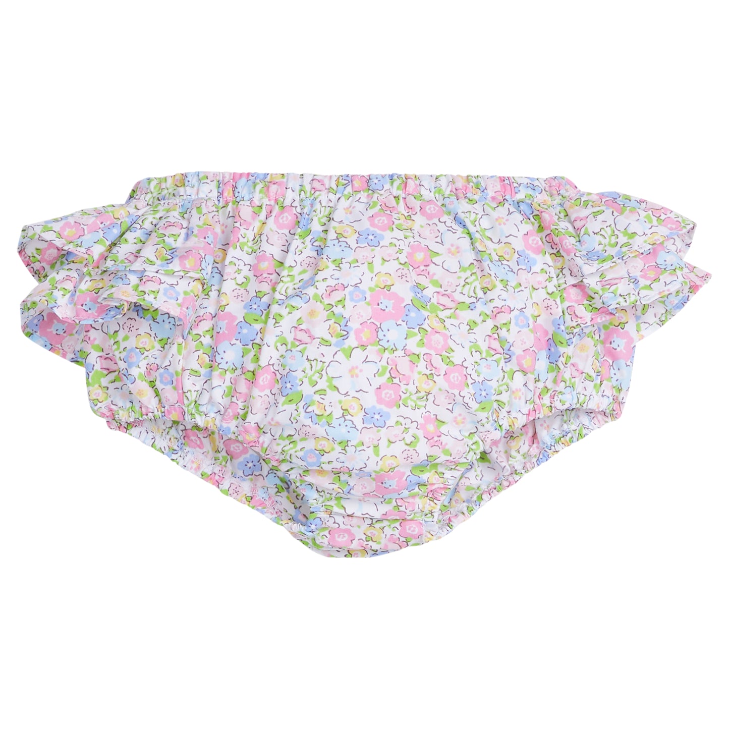 Little English Ruffled Diaper Cover - Cheekwood Floral