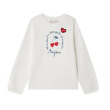 Bonpoint Cherry Heart Sweatshirt
