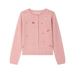 Bonpoint Hand Embroidered Cherries Lilith Cardigan