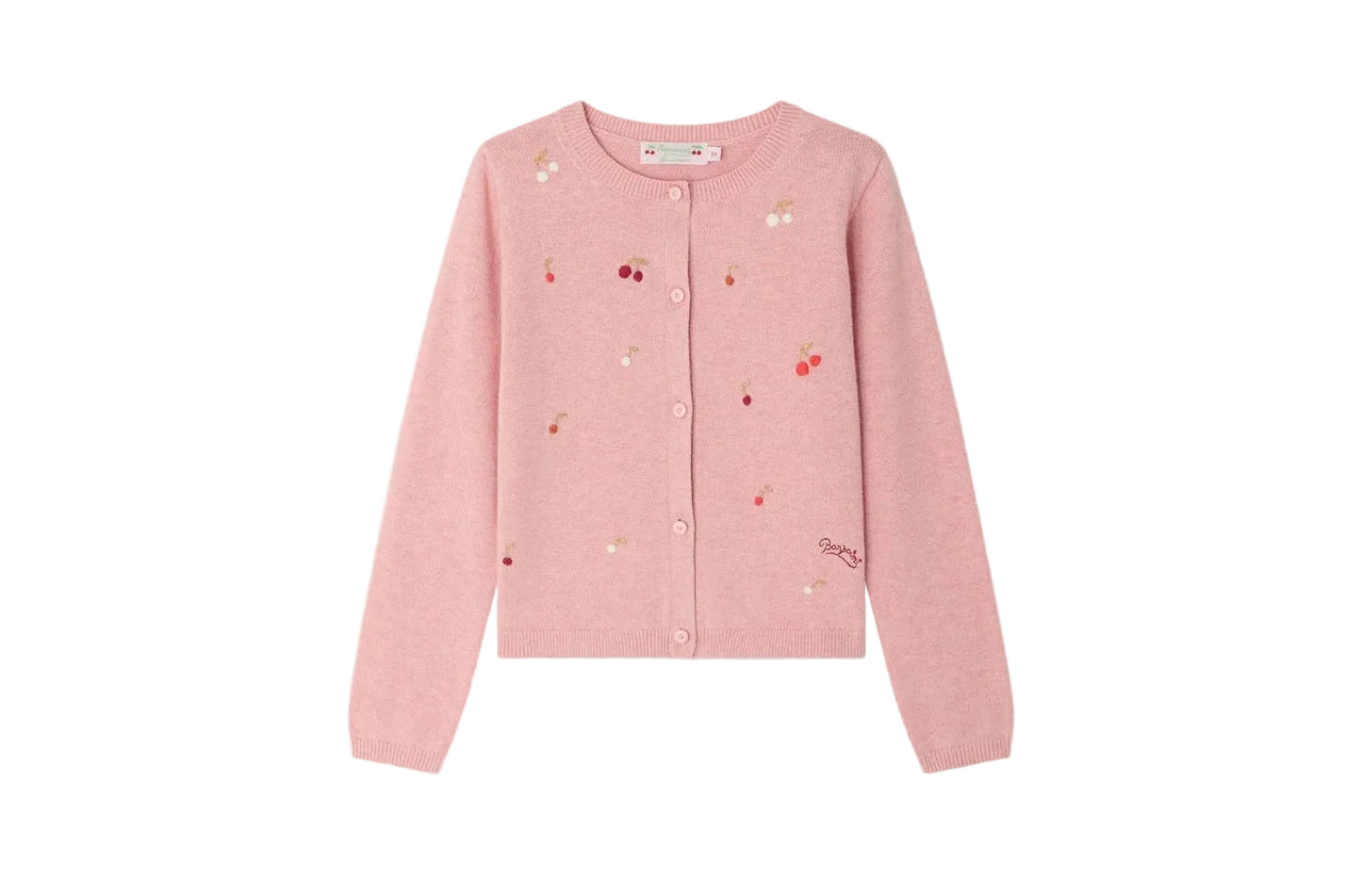 Bonpoint Hand Embroidered Cherries Lilith Cardigan