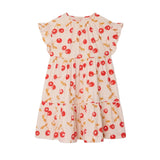 Bonpoint Leontine Ruffle Cherry Dress
