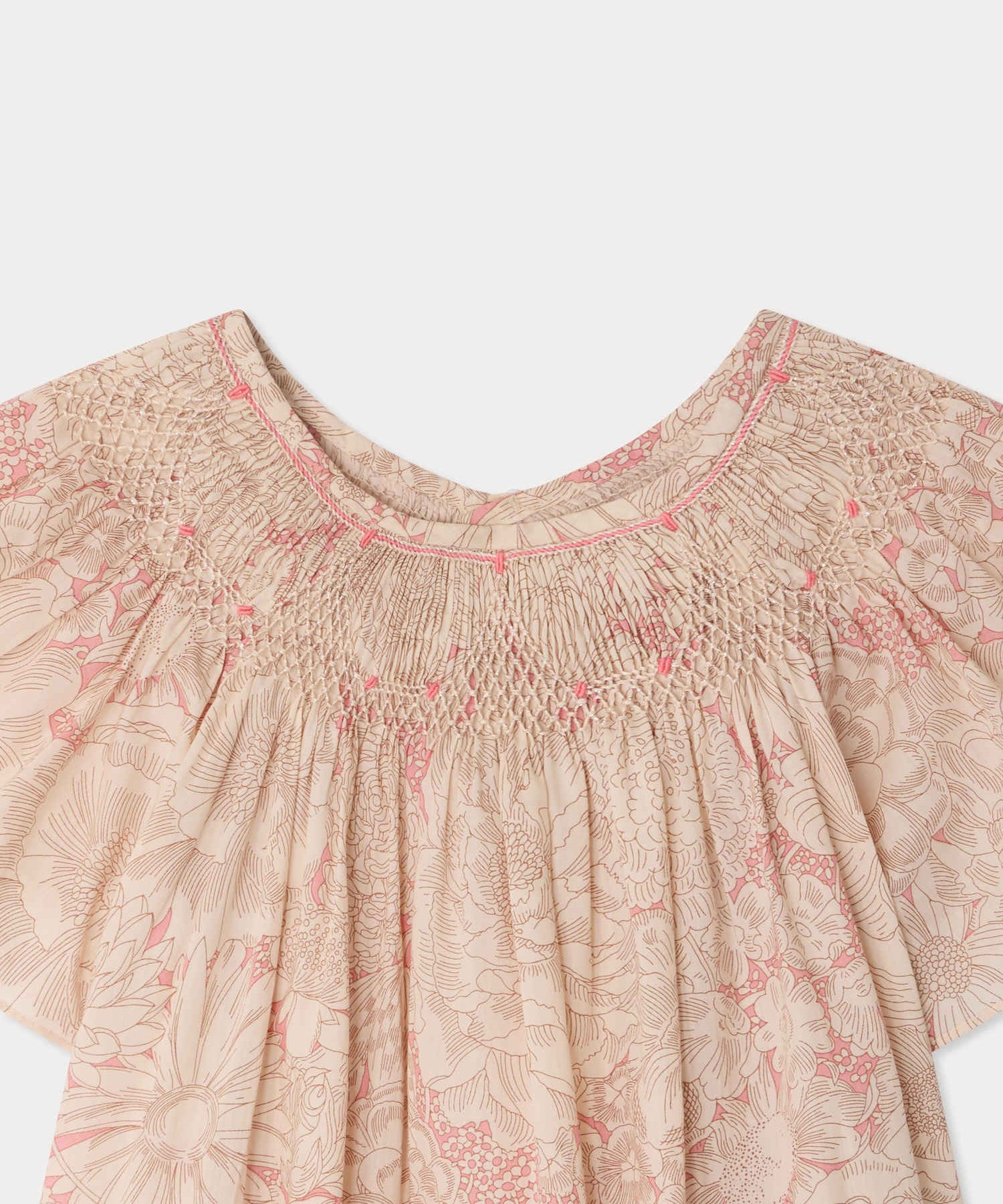 Arlene Liberty Smocked Dress