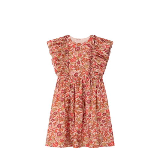 Bonpoint Lizzy Liberty Fabric Ruffle Dress