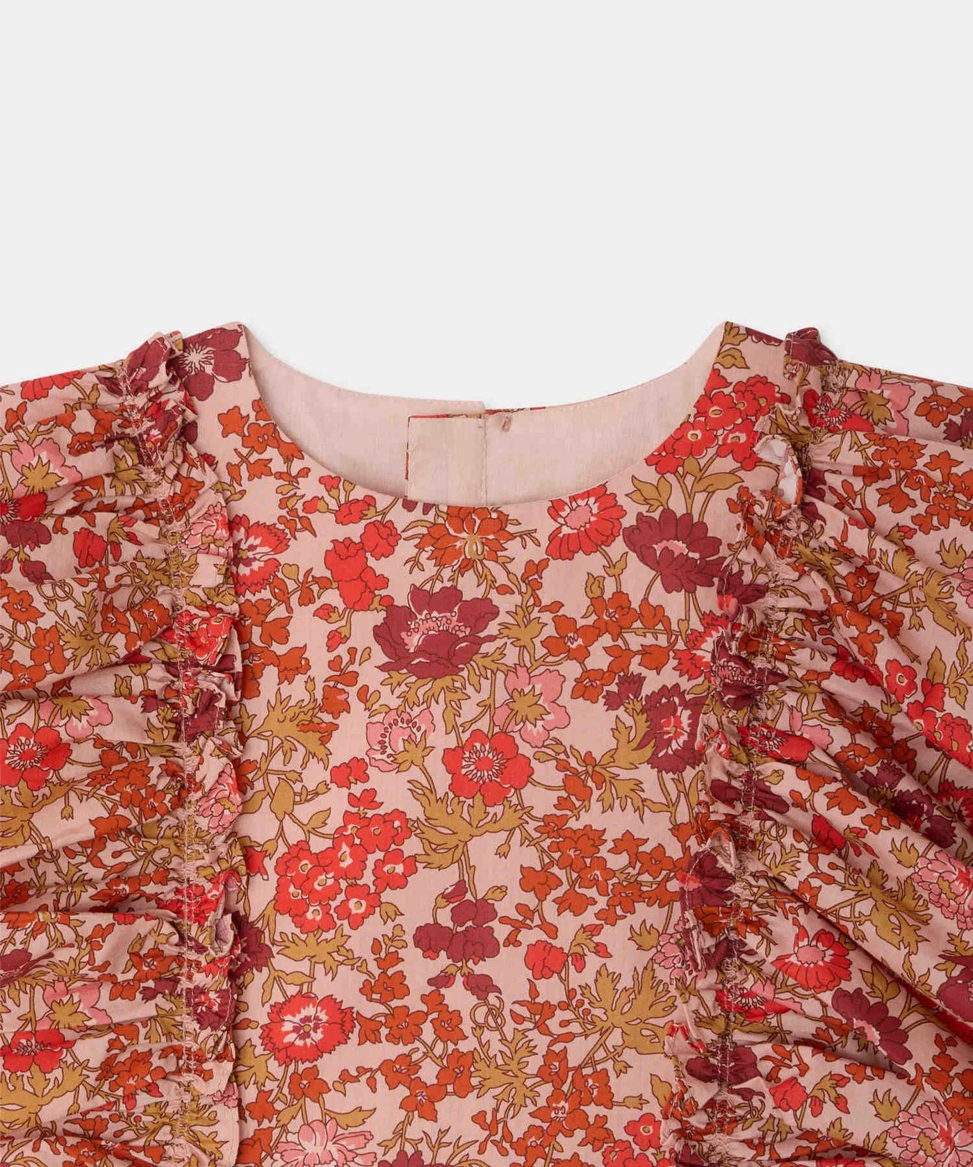 Lizzy Liberty Fabric Ruffle Dress