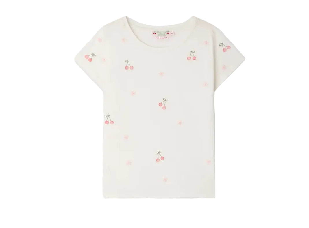 Bonpoint Lalcala Hand Embroidered Floral T-Shirt