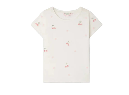 Bonpoint Lalcala Hand Embroidered Floral T-Shirt