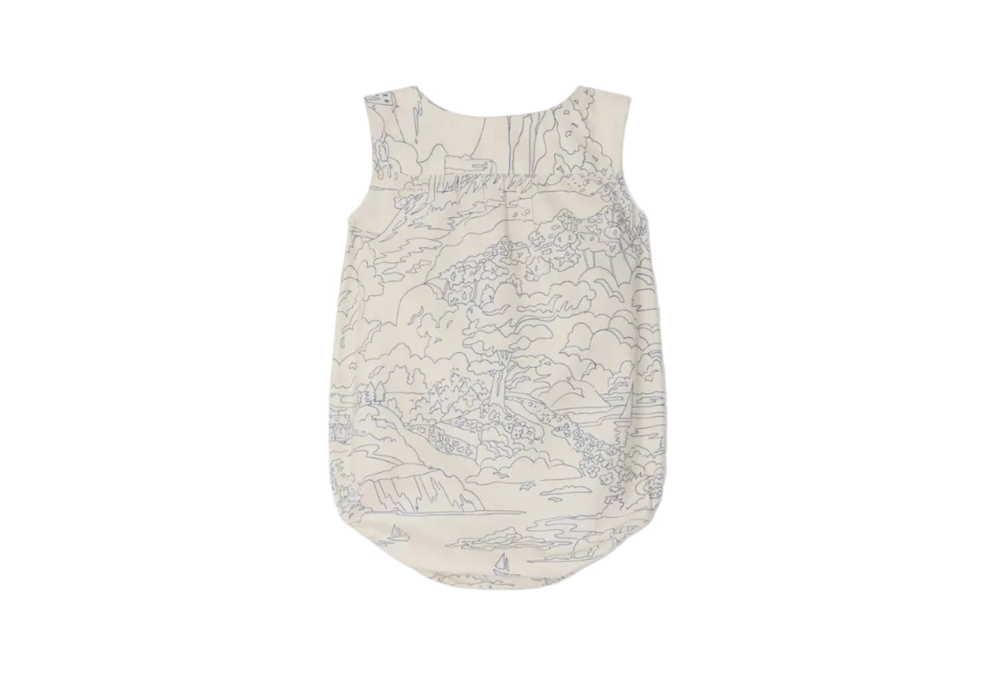 Bonpoint Nico Printed Romper