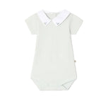 Bonpoint Juillet Hand Embroidered Sailboat Bodysuit