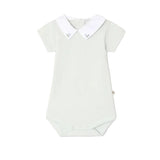Bonpoint Juillet Hand Embroidered Sailboat Bodysuit