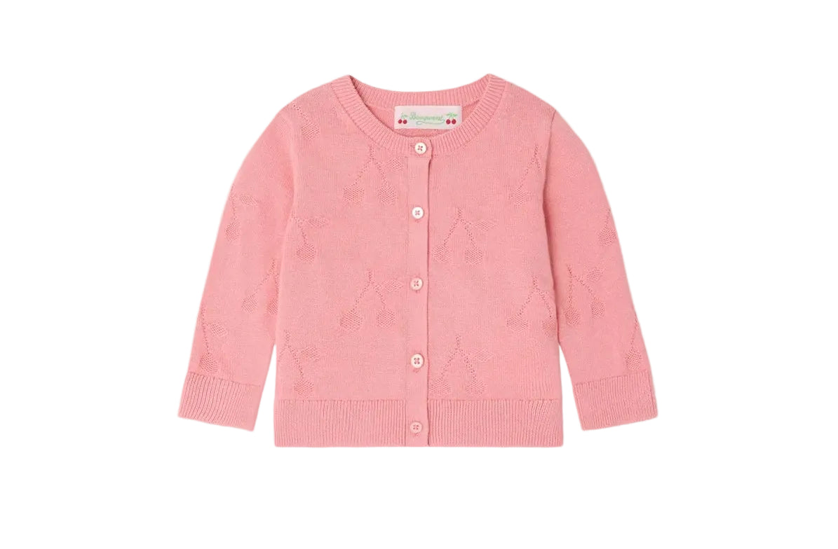 Bonpoint Pink Teyana Cardigan