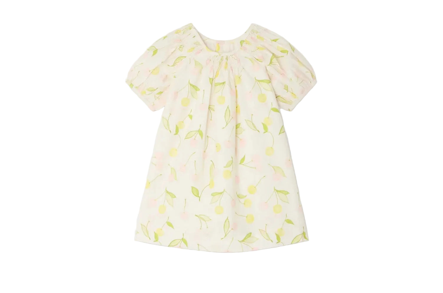 Bonpoint Luce Smocked Cherry Dress