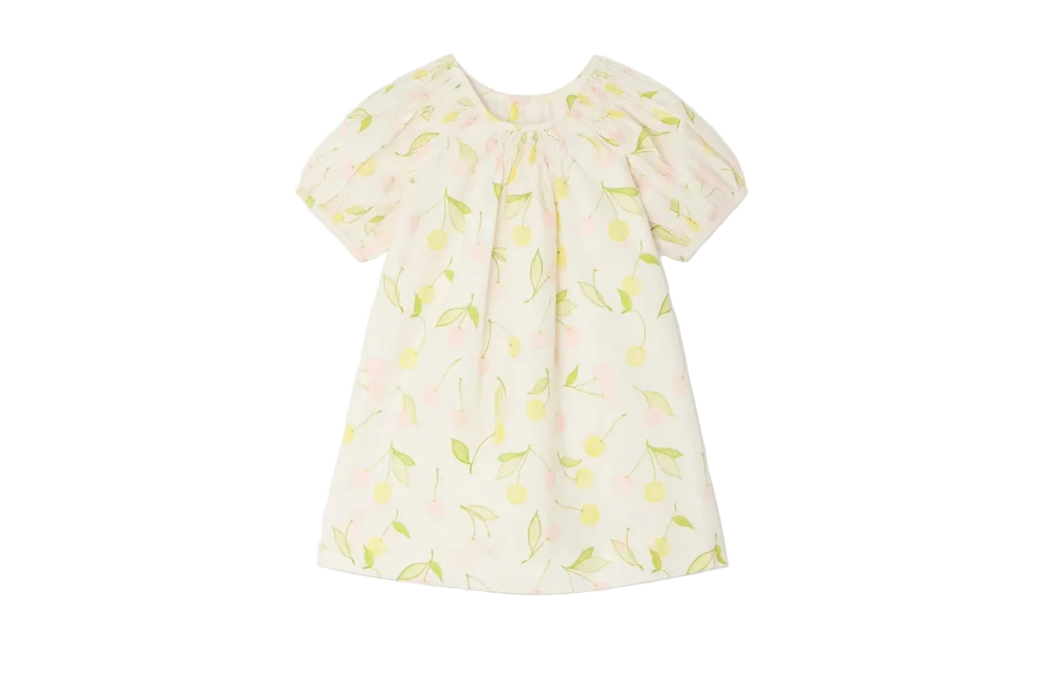 Bonpoint Luce Smocked Cherry Dress
