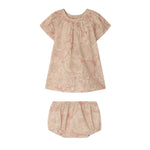 Bonpoint Lucia Smocked Liberty Dress Set