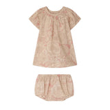 Bonpoint Lucia Smocked Liberty Dress Set