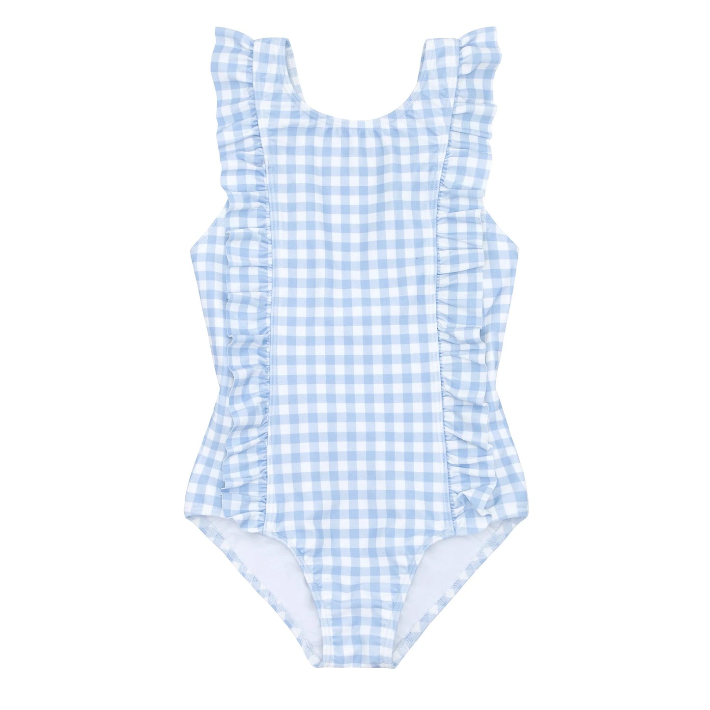 Minnow Oasis Gingham Ruffle One Piece