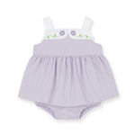 Florence Eiseman Pincord Romper With Flowers