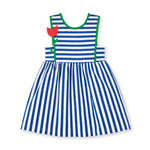 Florence Eiseman Stripe Knit Dress With Tulip