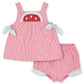 Florence Eiseman Check Seersucker Dress and Bloomers With Watermelon