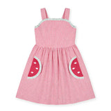 Florence Eiseman Check Seersucker Dress With Watermelon