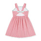Check Seersucker Dress With Watermelon