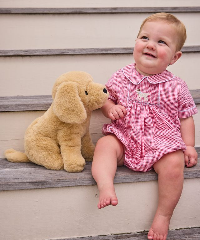 Little English Chest Smocked Bubble - Lab