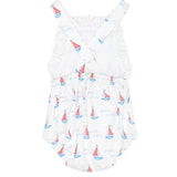 Sailboats Woven Summer Bubble