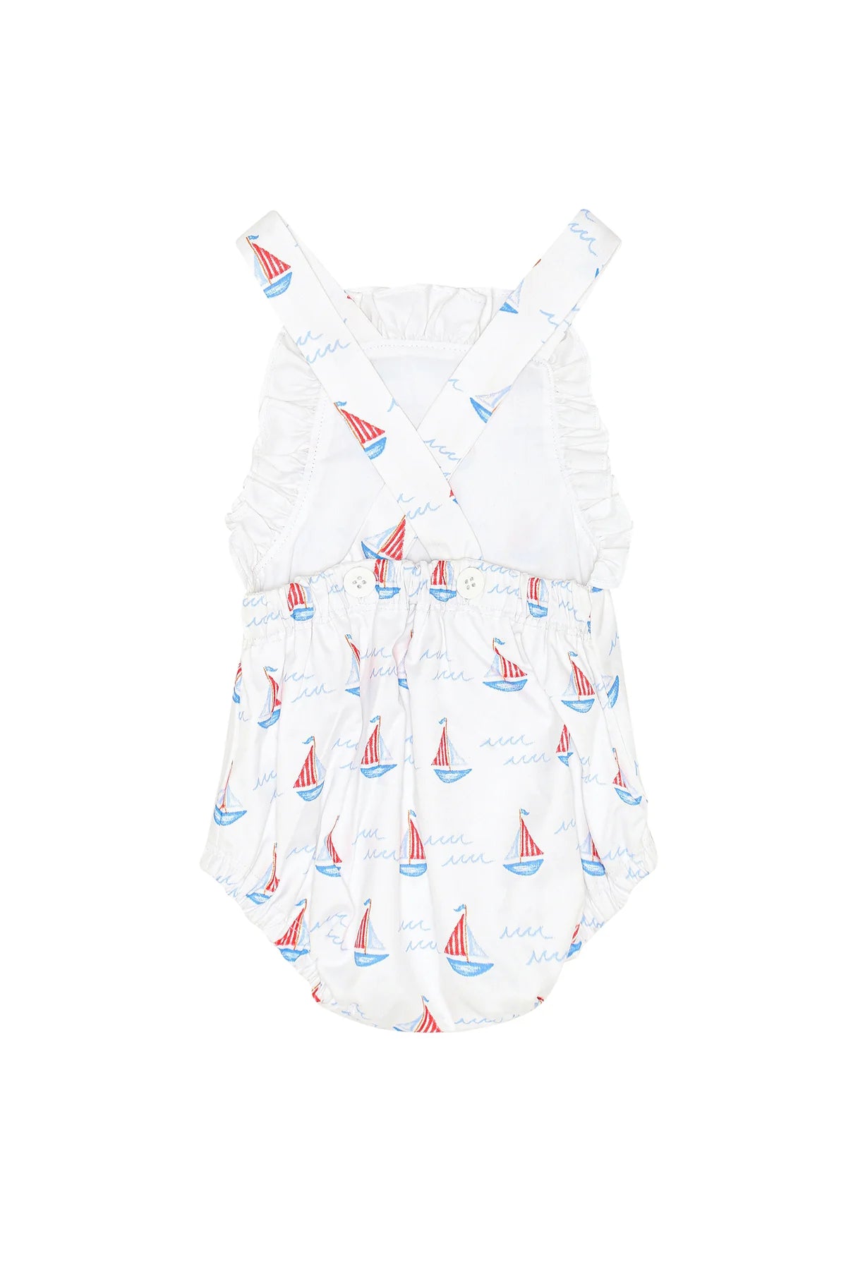 Sailboats Woven Summer Bubble