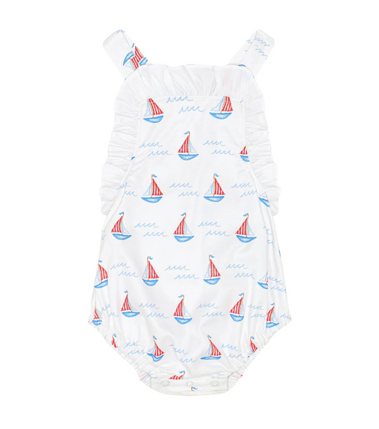 Nellapima Sailboats Woven Summer Bubble