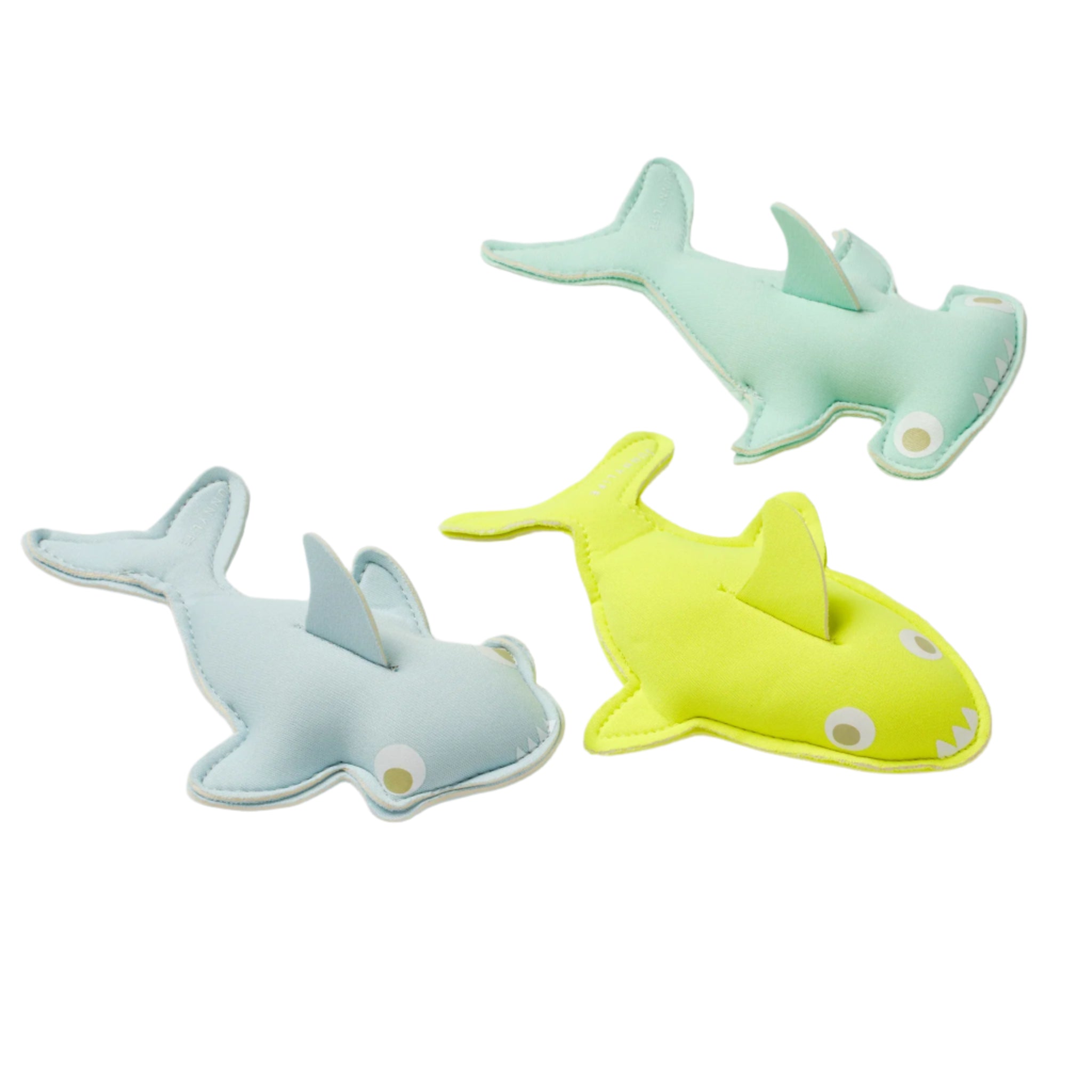 Sunnylife Dive Buddies- Salty the Shark Aqua Neon Yellow