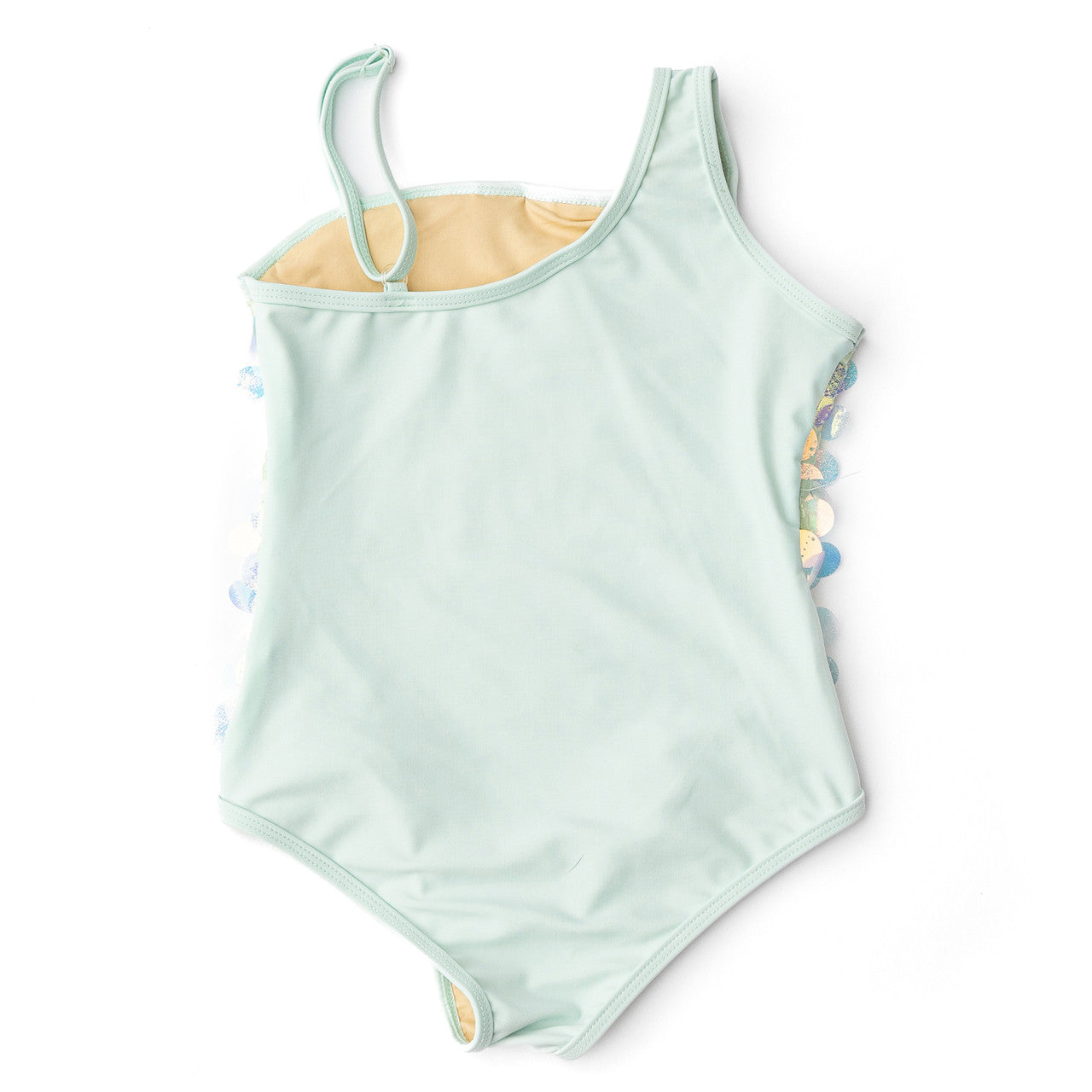 Shade Critters Pailletes One Shoulder Swimsuit - Mint