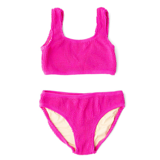 Crinkle Bikini- Berry