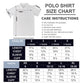 Vive La Fete SMU Mustangs Embroidered Red Stripes Polo