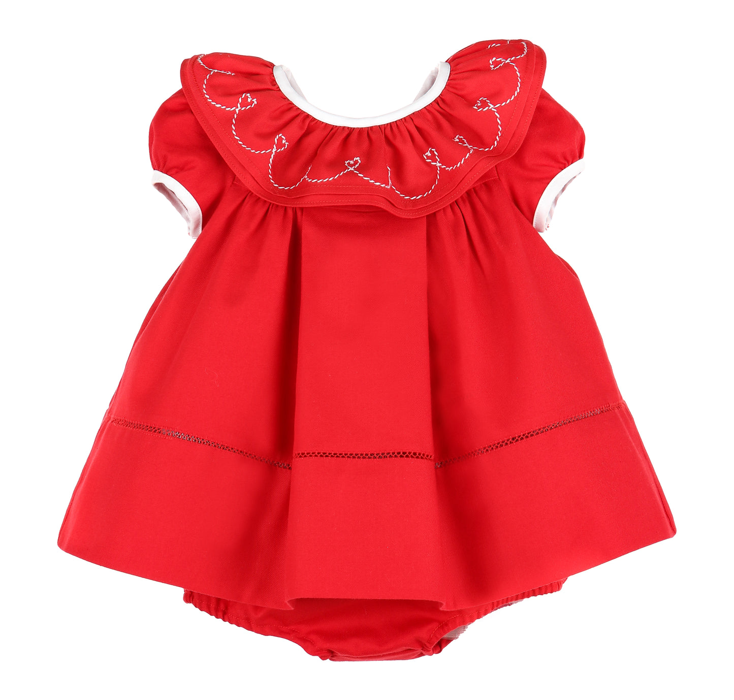 Sophie and Lucas Peppermint Whimsy Red Float Dress