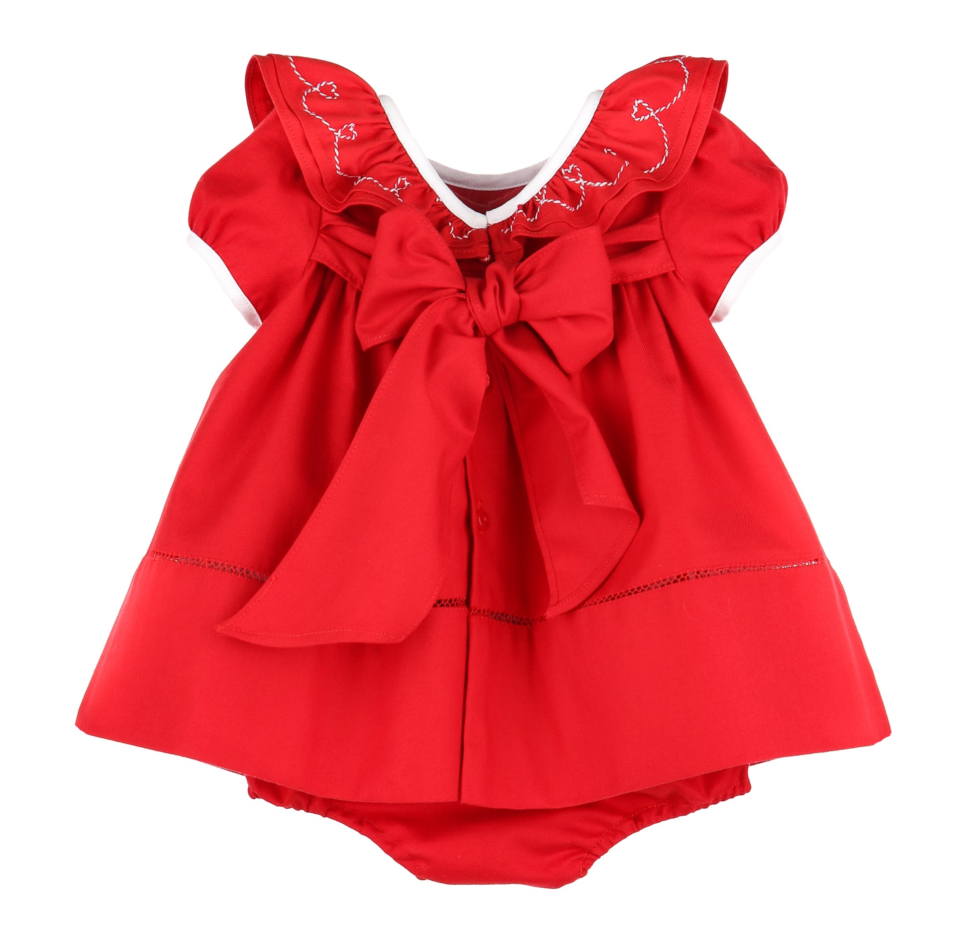 Sophie and Lucas Peppermint Whimsy Red Float Dress