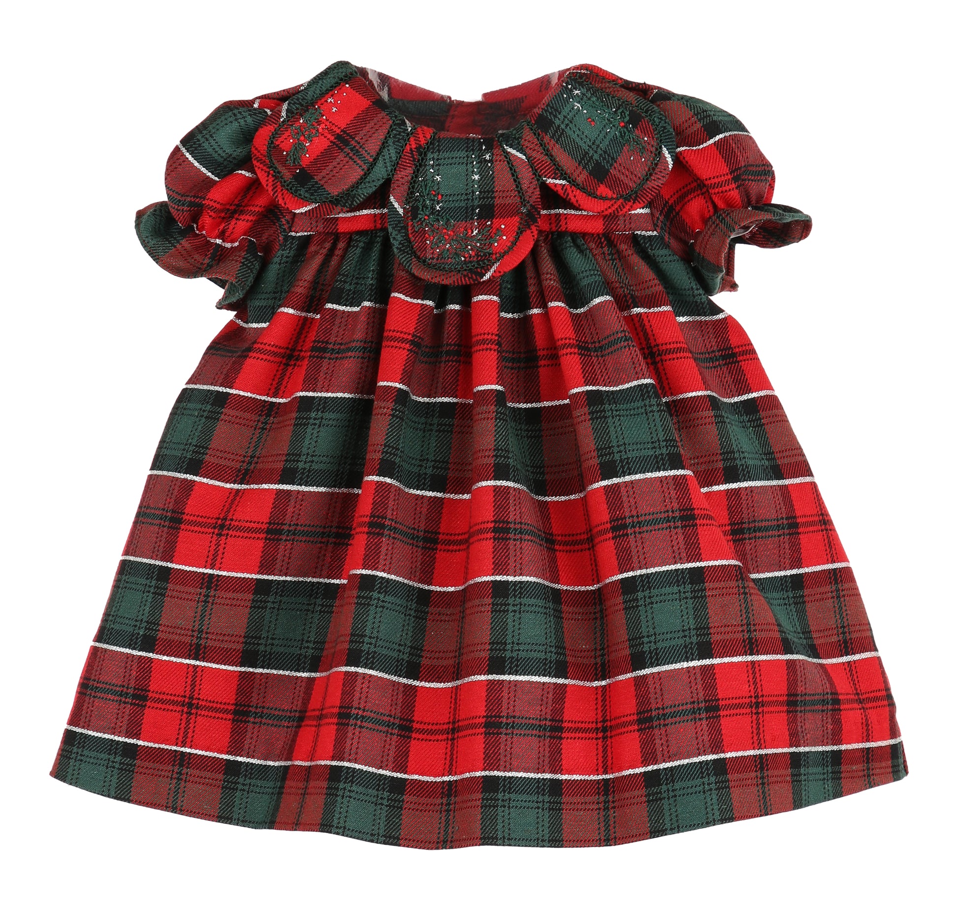 Sophie and Lucas Tartan Tidings Petal Float Dress