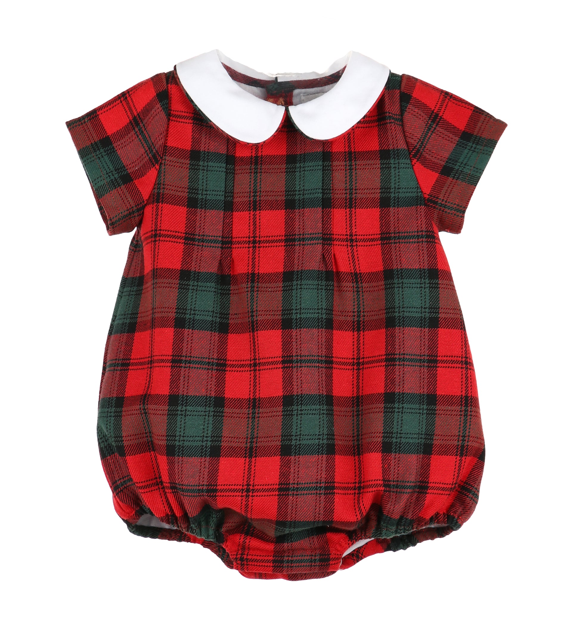 Sophie and Lucas Red and Green Tartan Tidings Bubble