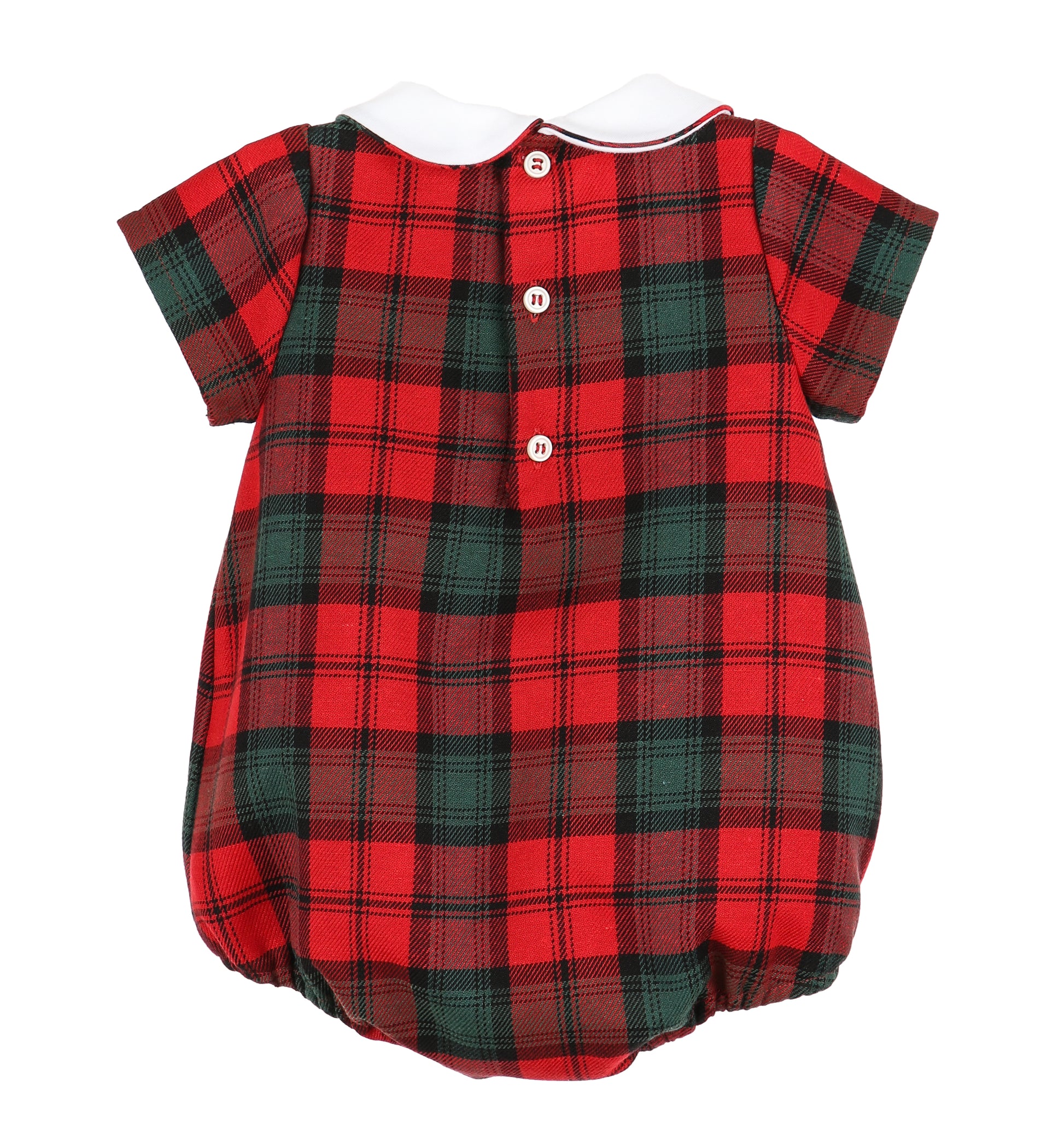 Sophie and Lucas Red and Green Tartan Tidings Bubble