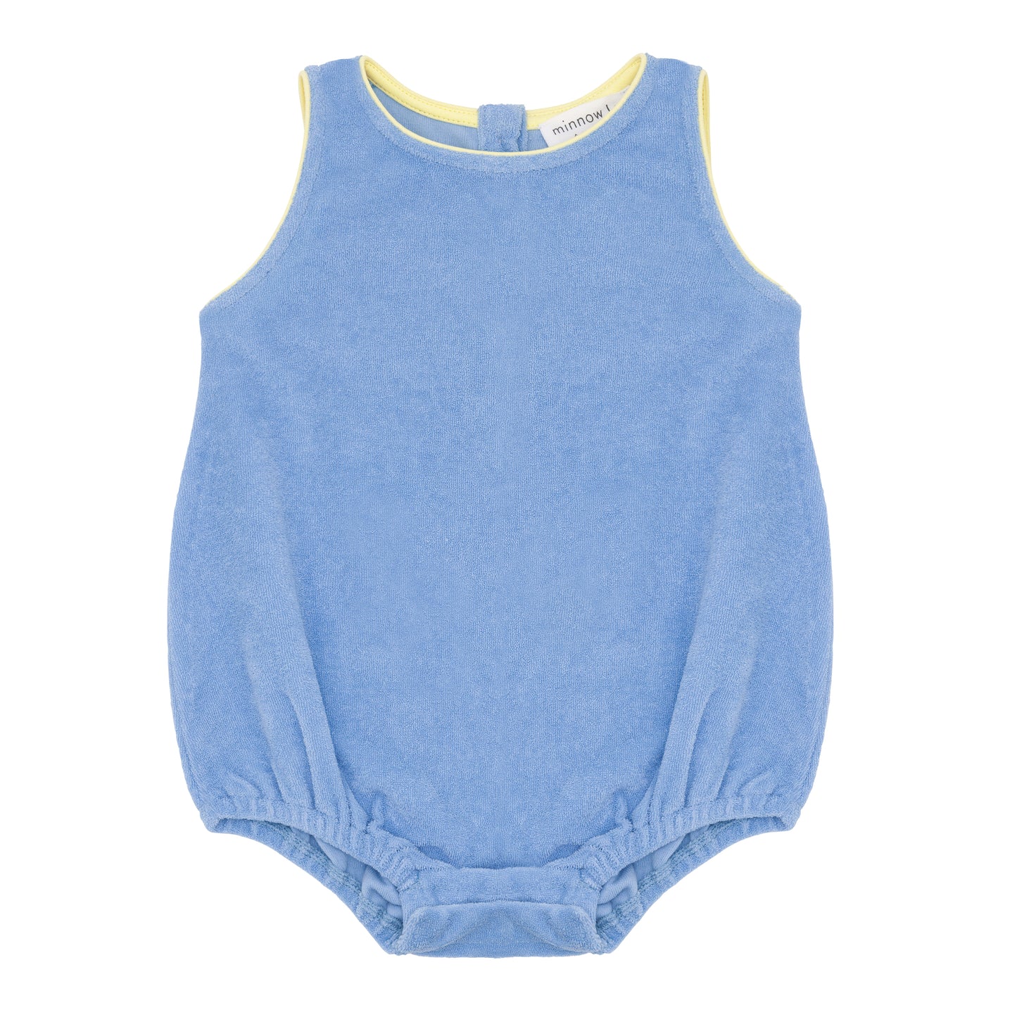 Minnow Clearwater Blue French Terry Romper