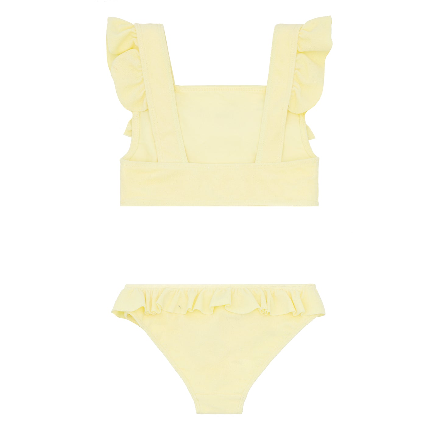 Minnow Banana Terry Square Neck Bikini