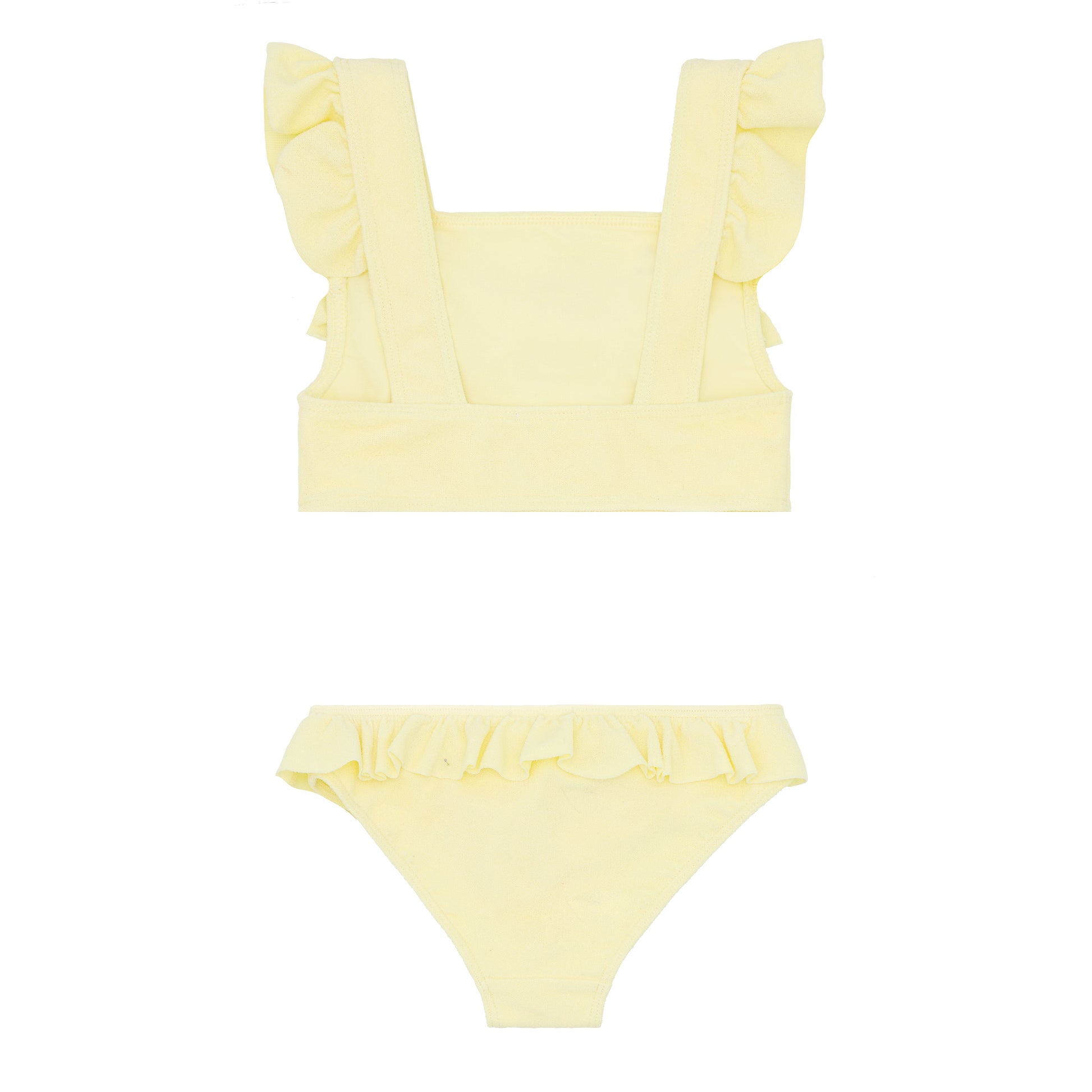 Minnow Banana Terry Square Neck Bikini