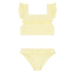 Minnow Banana Terry Square Neck Bikini