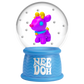 Needoh Squish N Flow Snowglobe