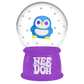 Needoh Squish N Flow Snowglobe