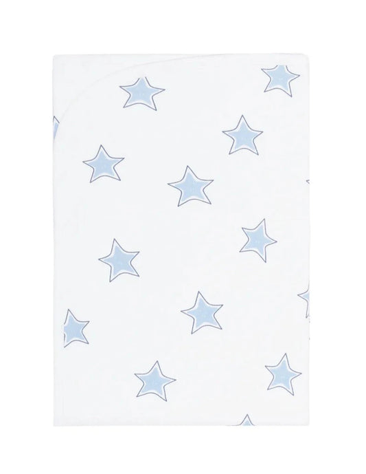 Nellapima Blue Stars Print Blanket