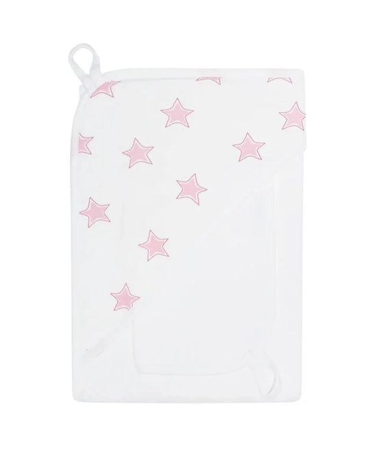 Nellapima Pink Stars Print Towel Set